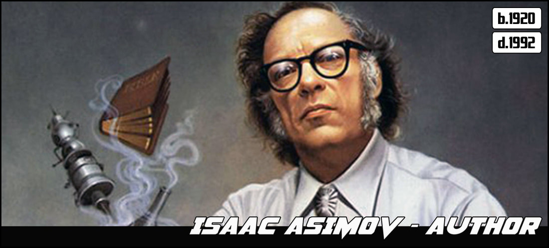 ELeeZimmerman's tweet photo. https://t.co/1CHpu3Yzyn celebrates Isaac Asimov's birthday! https://t.co/MzOTP0wzuF #Fantasy #SciFi #Syfy #Author #FoundationTrilogy #IRobot @StarTrek #Probe #OutOfTheUnknown #CaptainVideoAndHisVideoRangers https://t.co/8MG3DaNOs4