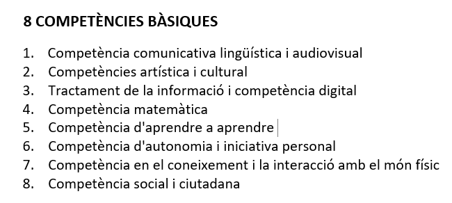 oriolcas's tweet photo. 8 #competències bàsiques vs 8 principis essencials de l'#educació dels pobles inuit. Escolliu. 
https://t.co/Ln355kMi9m https://t.co/IzK79NOZEW