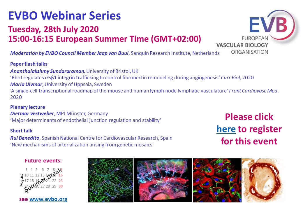 EVB_Org's tweet photo. SAVE THE DATE - Tuesday 28th JULY will be the next EVBO webinar. Register for free: https://t.co/Dvr0f5cpWU https://t.co/jrNJEUzBep