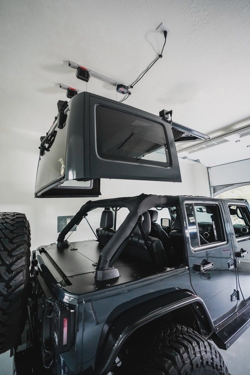GarageSmartcom's tweet photo. ⁠Stop breaking your back to go topless. Visit https://t.co/ej7y8nsKoZ to shop the Hard Top Lifter – the tool that makes taking your top off a one-person job.⁠ https://t.co/qpKCKUetxu