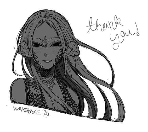 waxsnake's tweet photo. Give away prizes for @/alicetenbe , @/NickelUnknown and @/_Iskaa_ !! Thanks for participating!  The rest will be posted soon~ https://t.co/hpJc9vILCZ