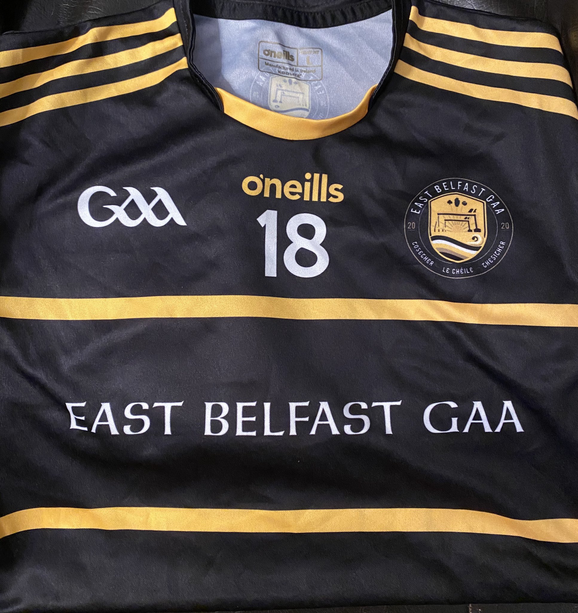 Donal Fallon on Twitter: "Everyone involved in East Belfast GAA should be  proud. The inclusion of Ulster Scots on the jersey is a great touch too.  Looking forward to being able to