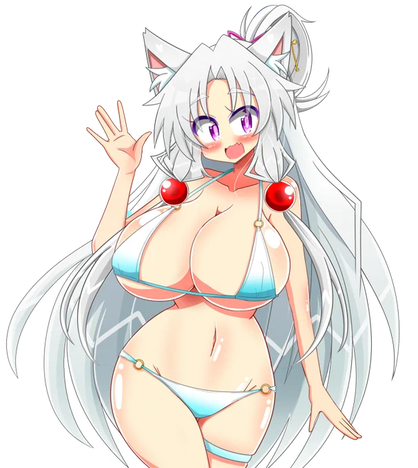 水着なイタコ姉さまできました!透過してありますので使えそうならどうぞご利用ください! 