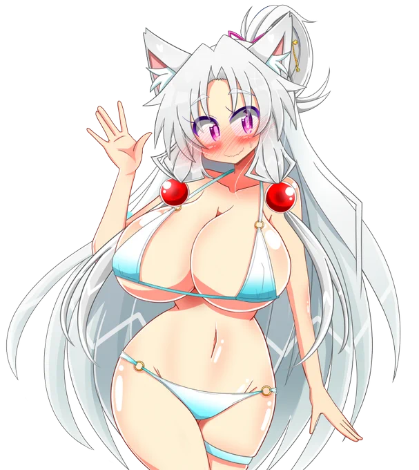 水着なイタコ姉さまできました!透過してありますので使えそうならどうぞご利用ください! 