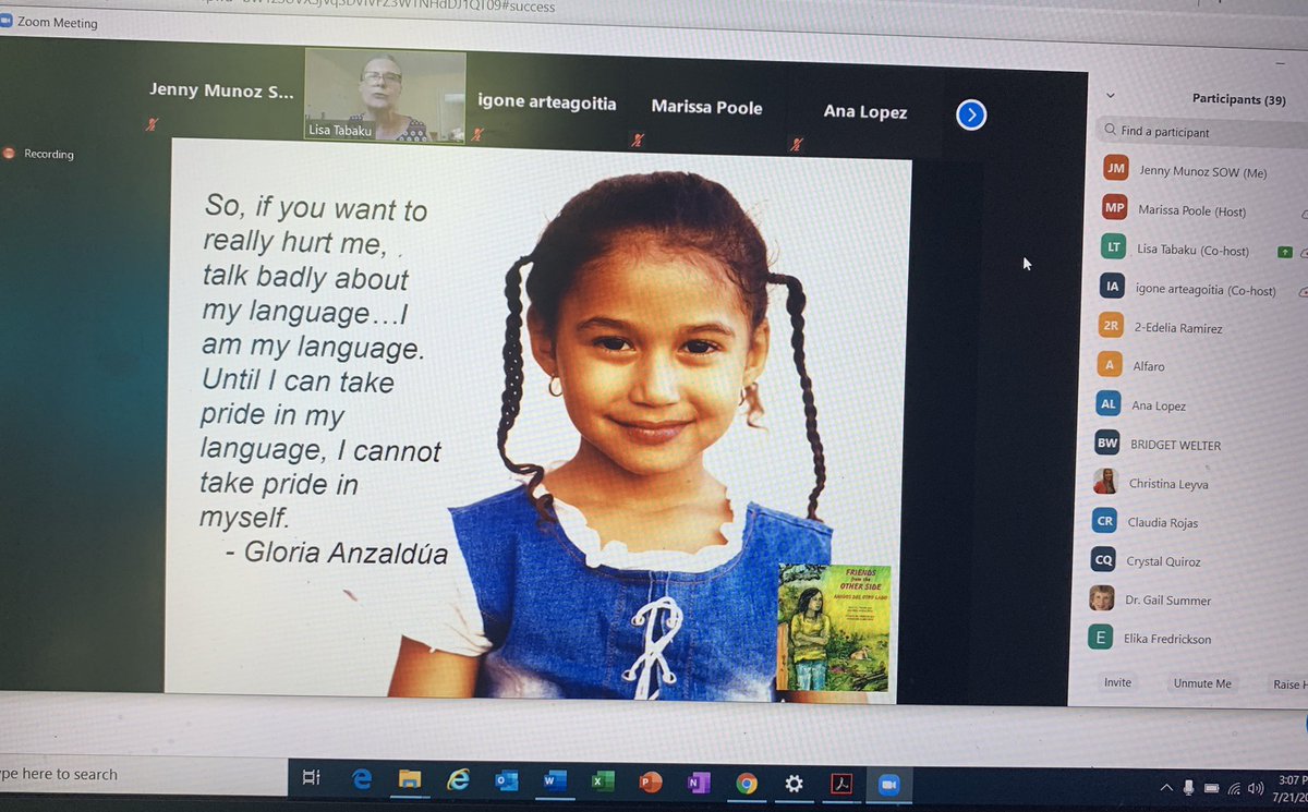 MrsJennyMunoz1's tweet photo. Enjoying and taking advantage of this PD opportunity “Spanish Language and Literacy Institute in Spanish” @DliSchool 
Reflecting about how simplicity and meaningful of teaching a second language throughout metalinguistic awareness. Thanks @hickoryschools and @Southwest_HPS https://t.co/oHsteIBhKY