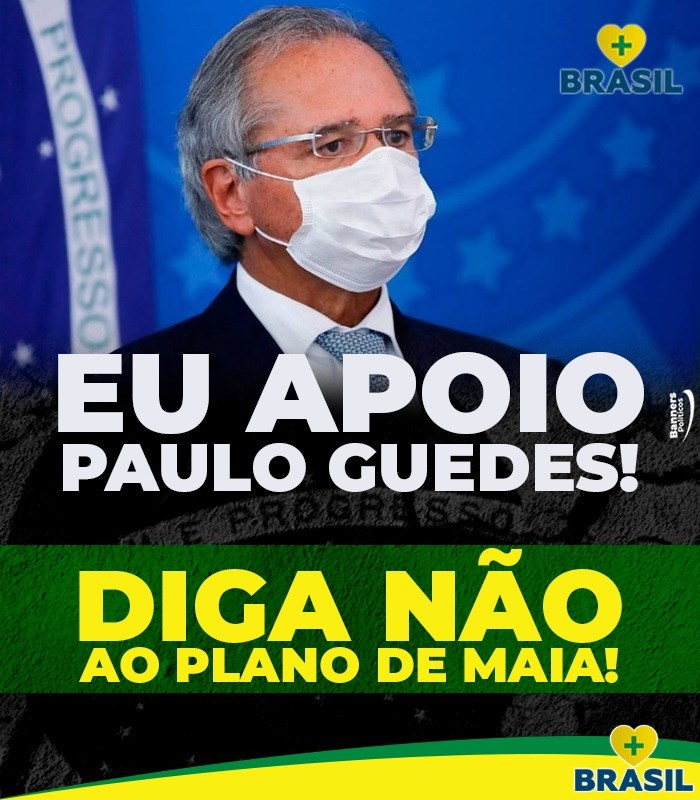 Vamos apoiar nosso Super Ministro Paulo Guedes!!! #ForaMaia #ForaAlcolumbre #NaoVotemNoDEM  #EuApoioBolsonaro