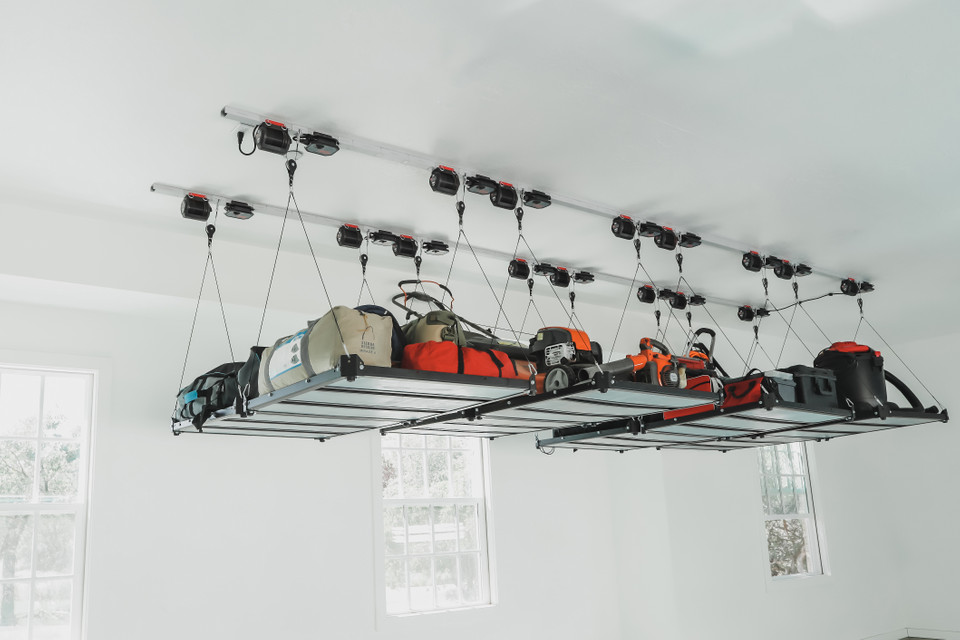 GarageSmartcom's tweet photo. Check out the power of the Platform Lifter: store all your gear up and out of the way and lower it into your vehicle to get on the road in a snap.⁠ https://t.co/tvDdyN0uOW