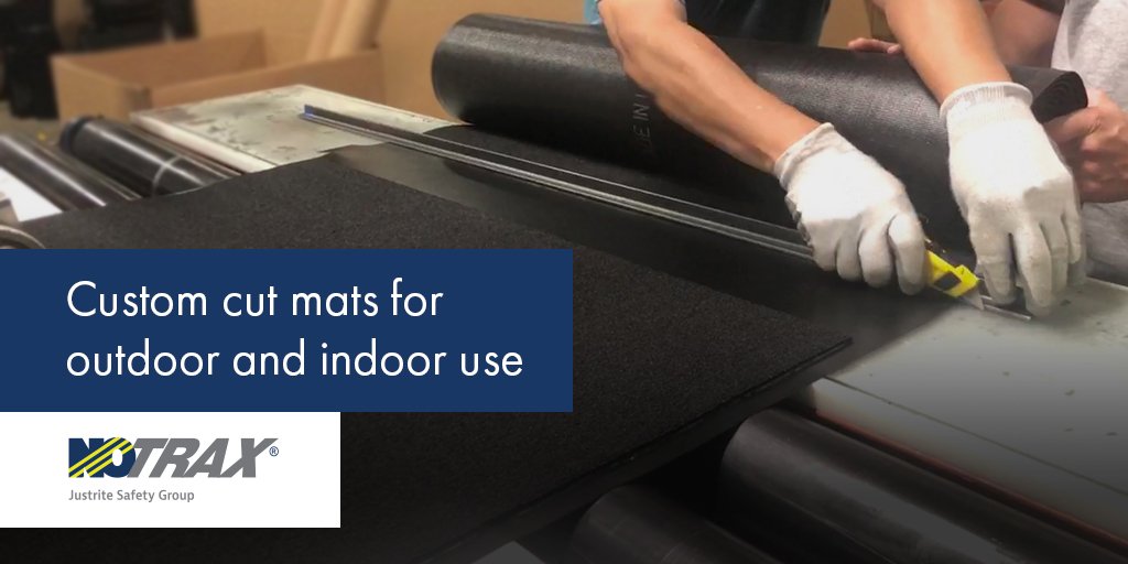 NotraxMatting's tweet photo. Customize NoTrax mats to your workspace, no matter what length you need - check out our #custom cut mat options. https://t.co/f7aoYKSftt #customlength #floormats #workplacesafety https://t.co/PWzdKrqvov