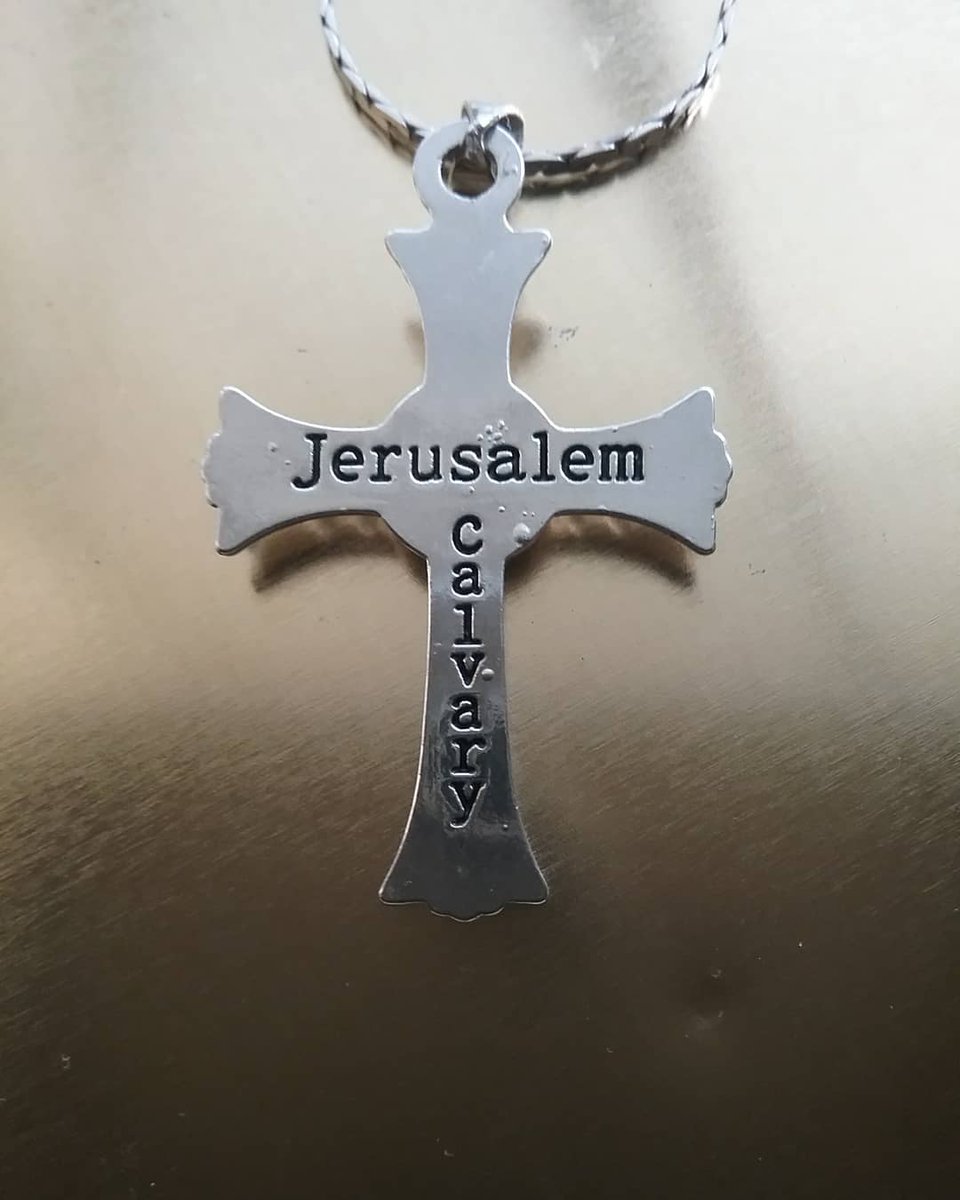 LSjewlery's tweet photo. Jerusalem Calvary Cross Necklace Large for $25 https://t.co/VeokXfBnMh