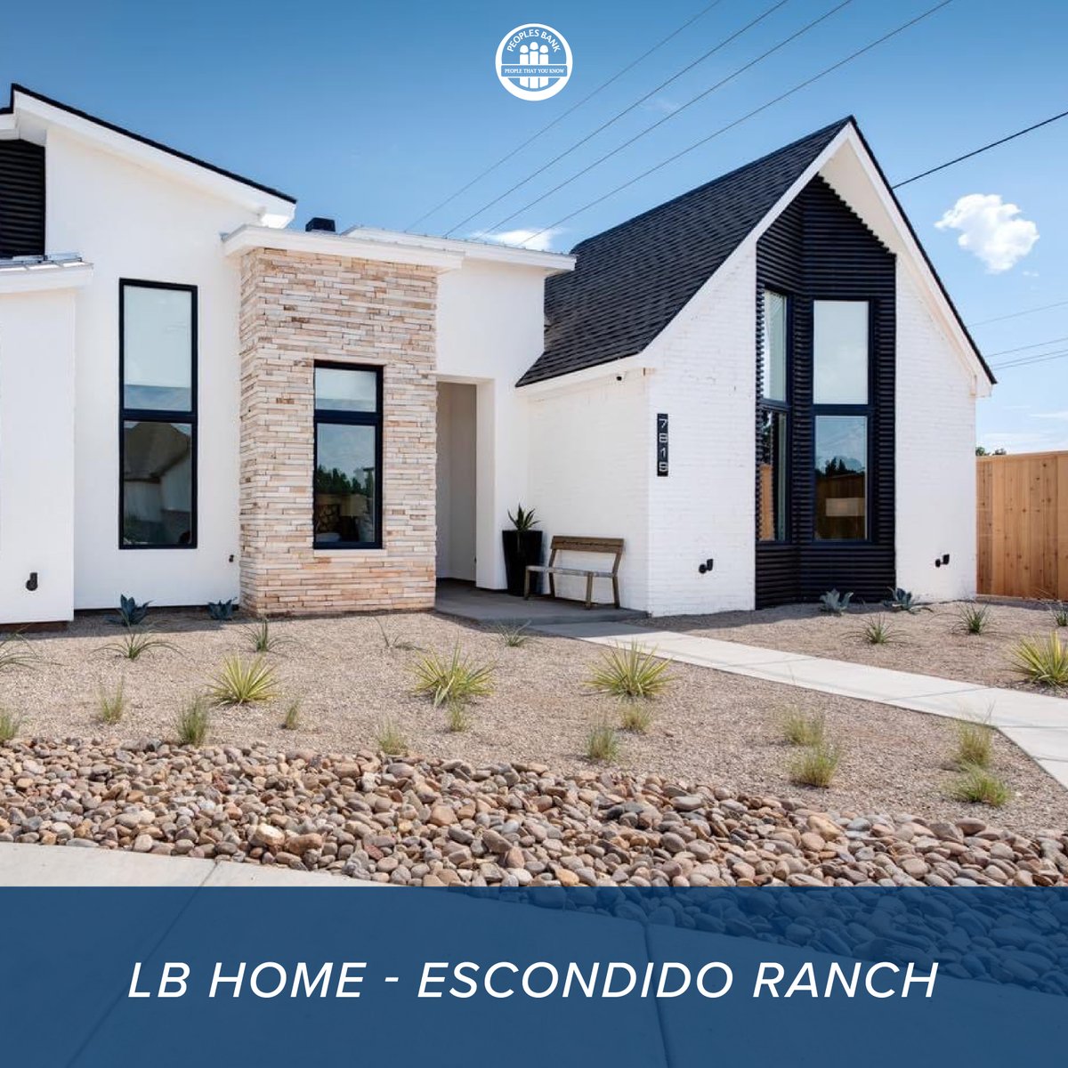 Peoples_BankTX's tweet photo. The West Texas Home Builders Association is hosting the #2020ParadeOfHomes. #PeoplesBank was proud to provide the financing for LB Home. Their house is located in the Escondido Ranch subdivision.
#PeopleThatYouKnow #TakeTheTour #livelovelubbock #customhomes #homeinspo https://t.co/cBlo9W6kFL