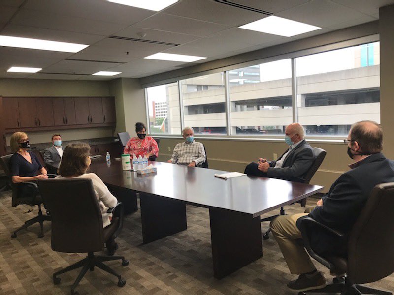 fnpiv's tweet photo. Spending time with Indiana Lieutenant Governor Suzanne Crouch discussing local and state responses to COVID-19. #servingallencounty https://t.co/9y7UgQKF6O