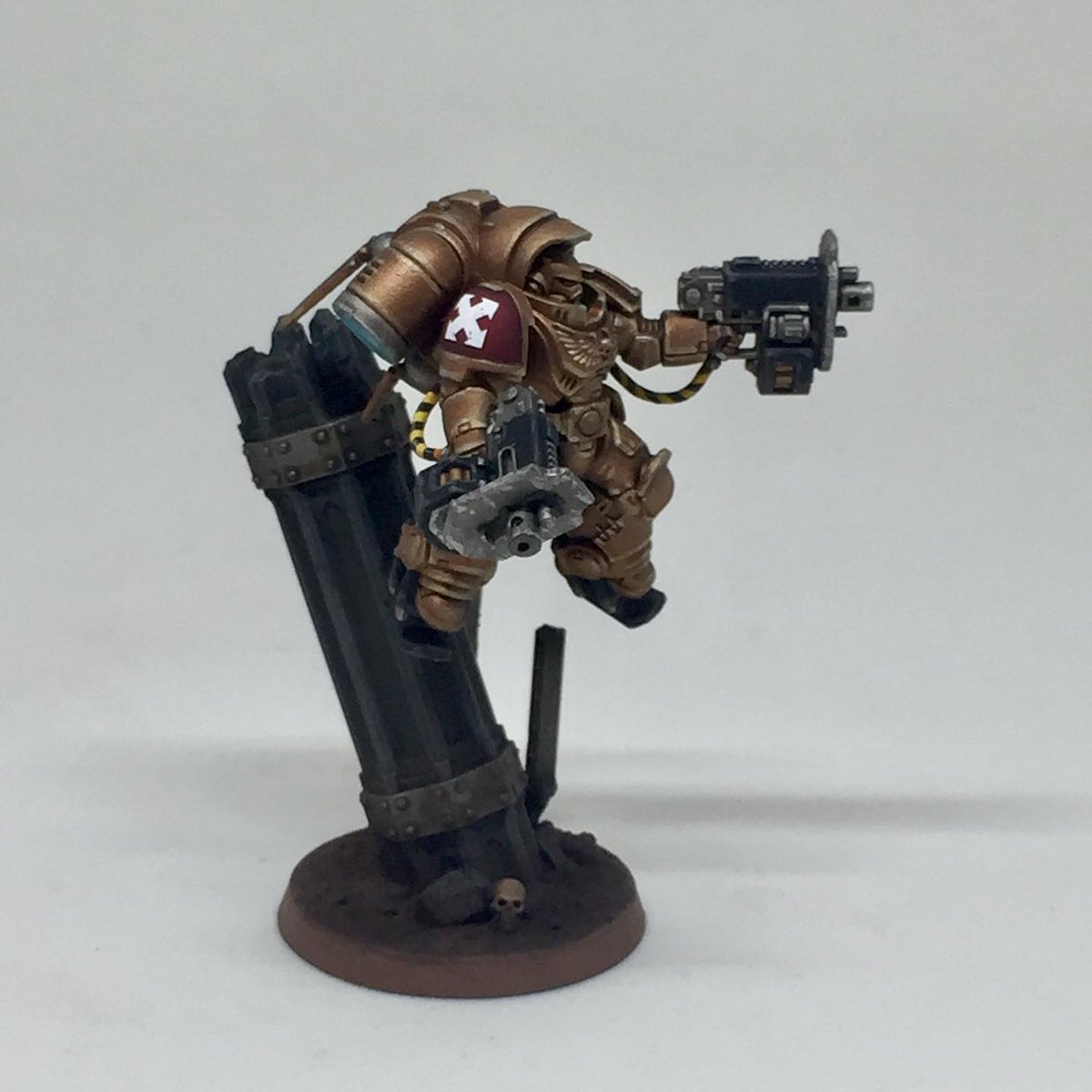 Beyondthetable's tweet photo. Primaris Inceptor. Minotaurs Chapter. Ladon Squadron. 
.
#warhammercomminity #warhammer40k #warhammer40000 #warhammerpainting #paintingminiatures #paintingminis #spacemarines #adeptusastartes #minotaurs #minotaurs40k #inceptors #tabletopgames #paintingmodels #eavymetal #coolm https://t.co/KsXz0zHNaf
