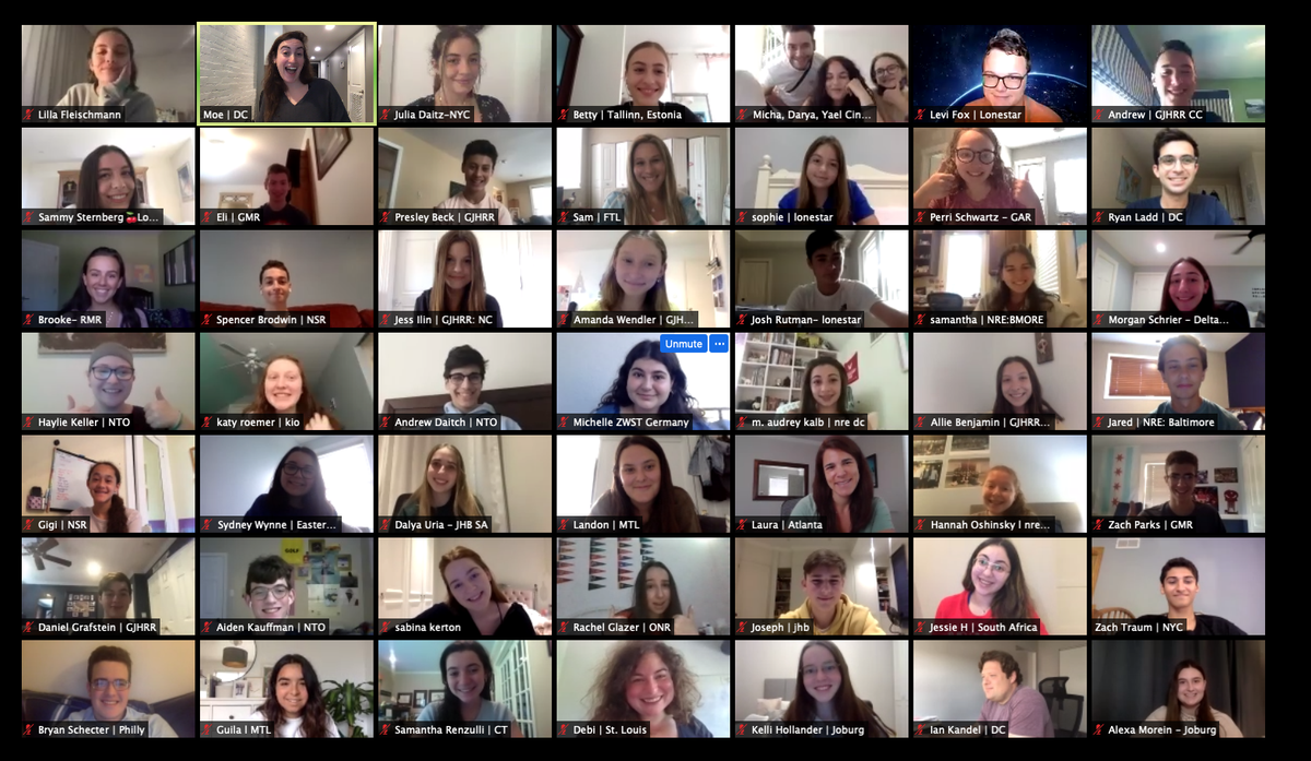 BBYOInsider's tweet photo. Movement Makers 2A and 2B kicked off yesterday! We are so excited for these groups of leaders to continue learning how to transform their local communities and to shape our worldwide Movement. 🤗 https://t.co/6H0j0S1rx8