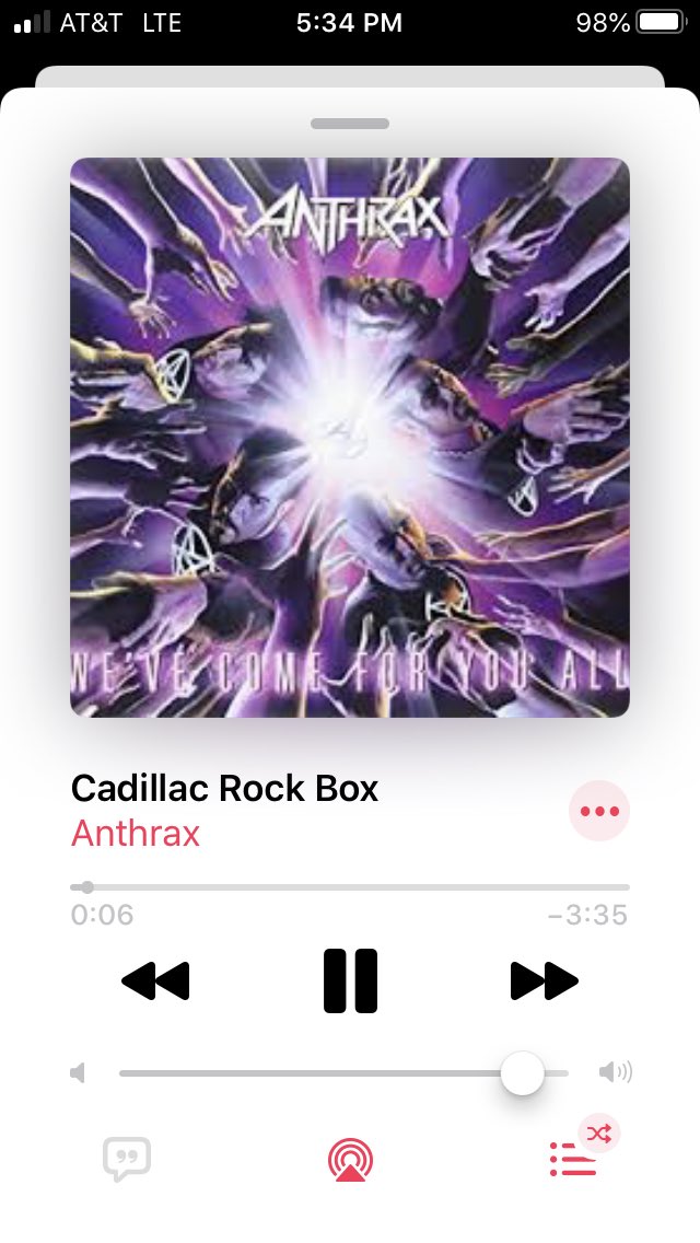 mike42024769's tweet photo. #NowFuckingBlasting - @Anthrax #RIP_DIME https://t.co/wNuBMqpWSa