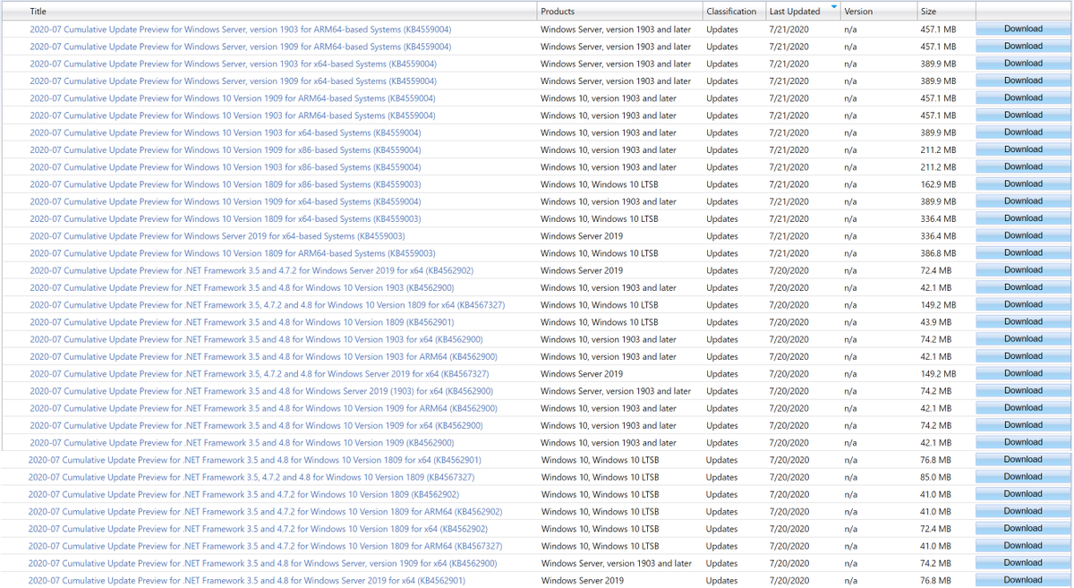 microsoft net framework 4.7 2 x86 and x64 windows 10