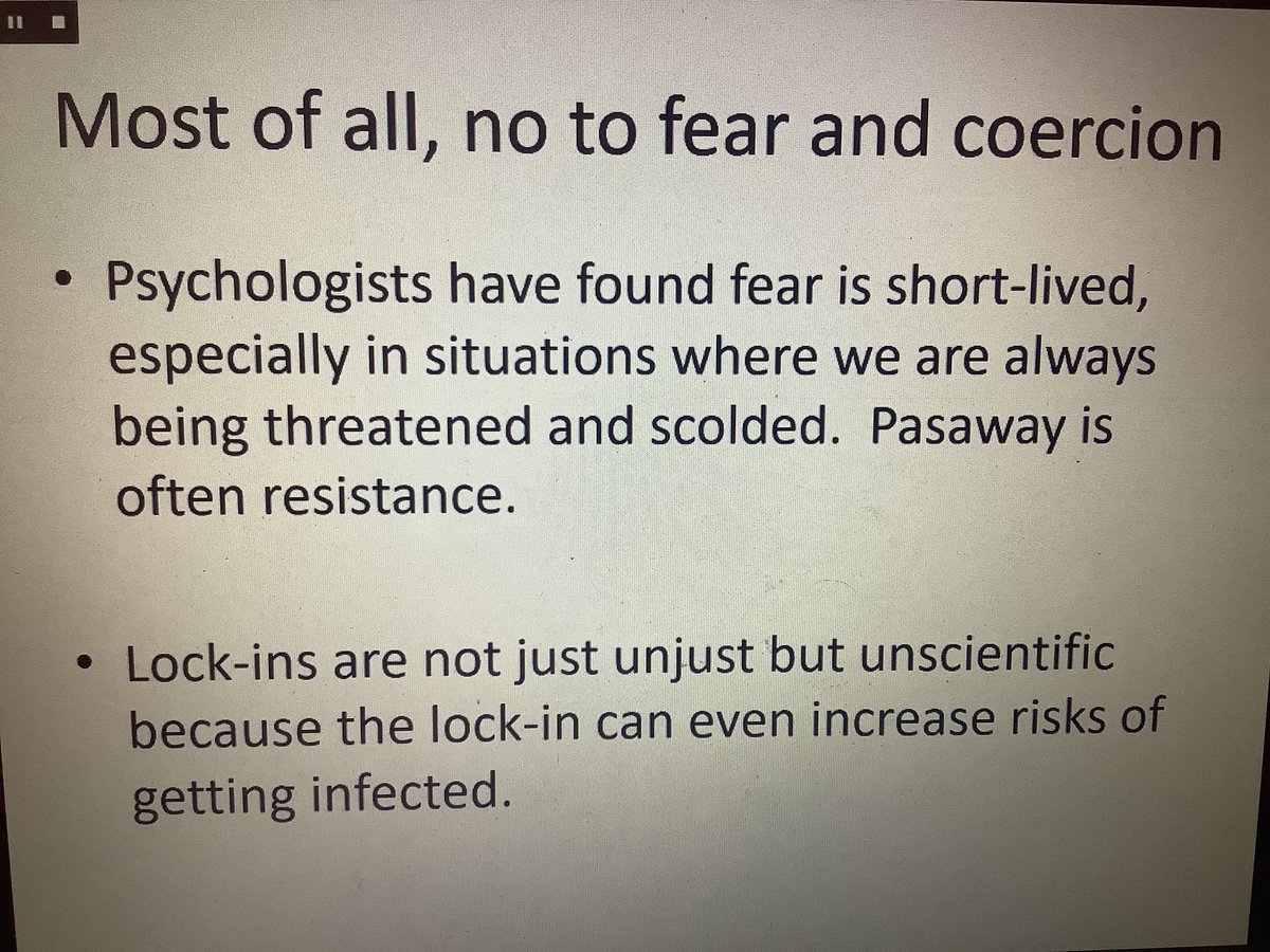 Acd. Tan: We should say No to Fear and Coercion. #PilipiNAST  #COVID19AlaminNatin