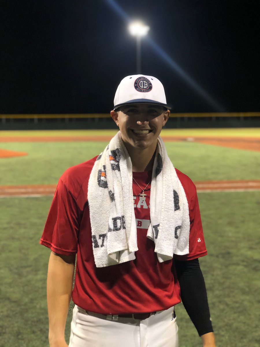 .<a href="/PremierBasebalI/">PremierBaseballofTX</a> #FiveToolCollegeHouston F: <a href="/PBFutures/">Premier Baseball Recruiting</a> 5, Offseason Baseball 0
PoG: Xavier Lovett 5 IP, 7K, 2H, 0R
Pitcher: <a href="/Will_Thomas10/">Will Thomas</a> 3 IP, 4K, 0H, 0R
Notable: <a href="/DutkaKenneth/">Kenneth Dutka</a> 3 IP, 7K, 0H, 0R