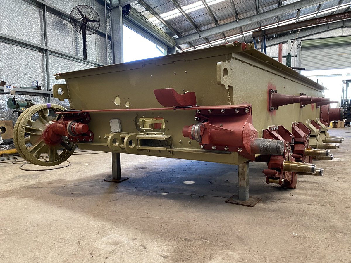 Ausarmour's tweet photo. 💥PZ IV J UPDATE💥

What a difference some abrasive blasting and paint can make, turning this once rusty hulk into a factory new looking vehicle! 🛠
This running PZ IV J along with our Stug IV will be making its debut at AusArmourfest 2020, accompanied by our PZ IV D and PZ IV G https://t.co/4RdUsNCR8n