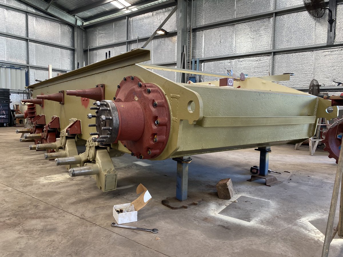 Ausarmour's tweet photo. 💥PZ IV J UPDATE💥

What a difference some abrasive blasting and paint can make, turning this once rusty hulk into a factory new looking vehicle! 🛠
This running PZ IV J along with our Stug IV will be making its debut at AusArmourfest 2020, accompanied by our PZ IV D and PZ IV G https://t.co/4RdUsNCR8n