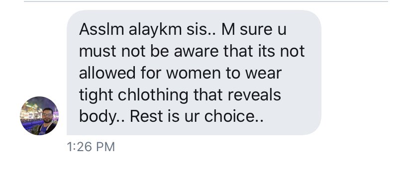 AminaaKausar's tweet photo. Why are men so obsessed with what women wear? 

It wasn’t enough to deal with RW trolls now have to deal with these self righteous MEN! https://t.co/O75OJENYAr