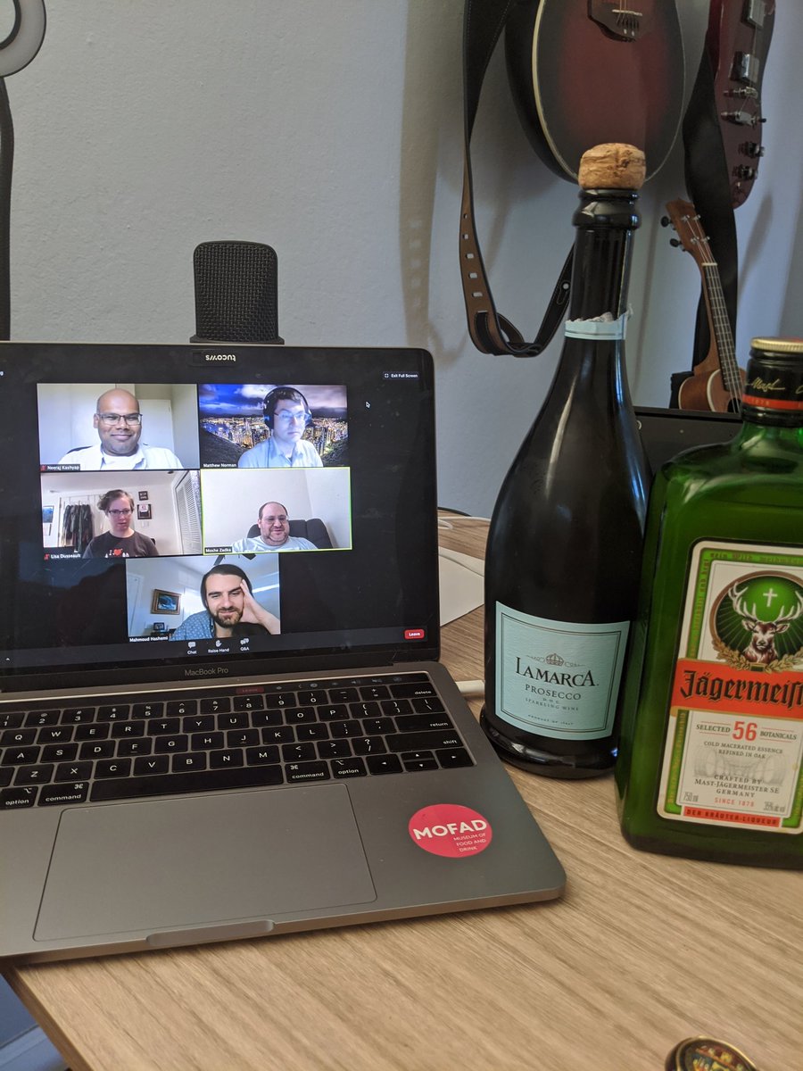 Exited for the <a href="/pyninsula/">Pyninsula</a> online meetup with <a href="/moshezadka/">Moshe Zadka</a> and <a href="/mhashemi/">Mahmoud Hashemi</a> ... Please notice guitar and shitti drinks !!