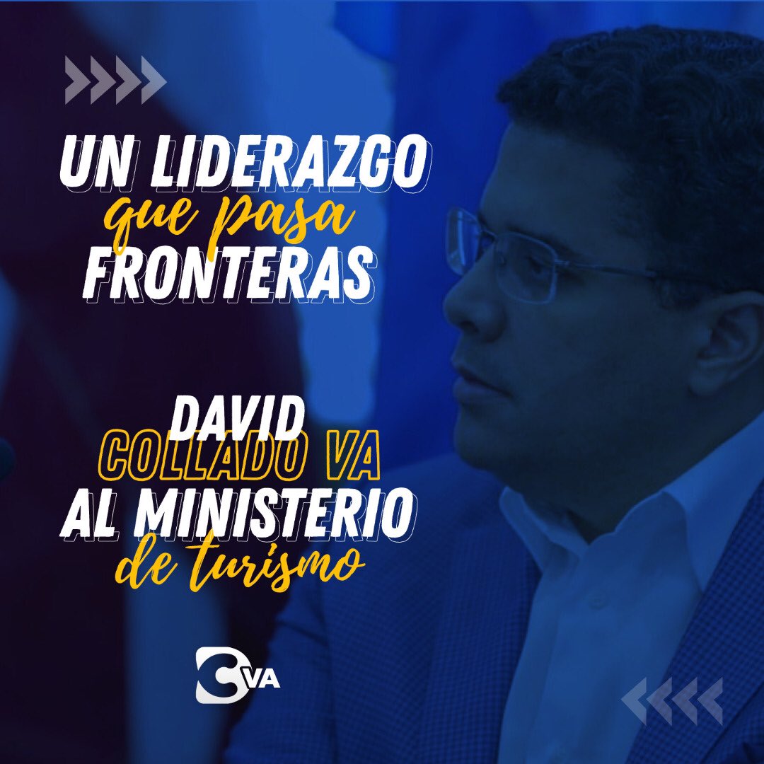 davidcolladova's tweet photo. Un liderazgo que pasa fronteras, David va al Ministerio de Turismo https://t.co/9mJUXEYdVh