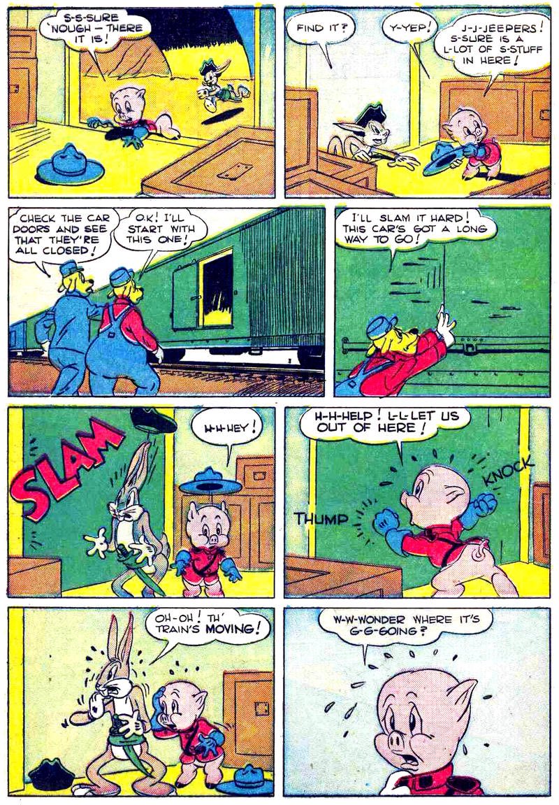 Carl Barks's masterclass in eye movement. These pages can actually make you motion sick in the best way!