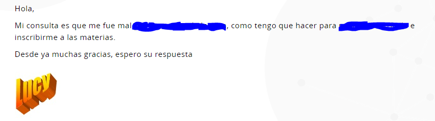 brancowitz's tweet photo. Alguien mandó un mail con esa firma al departamento de alumnos. Quiero ser amiga tuya, Lucy. https://t.co/n0JJ42i0cn