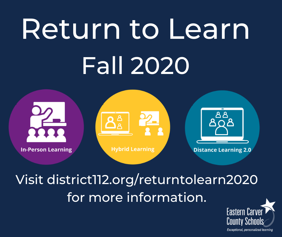 What will school look like this fall? ECCS staff have been planning three possible learning models: in-person, distance, and hybrid.

Read more about these models and opportunities for community engagement including a parent survey in the 112Online: conta.cc/3hlRIP4.