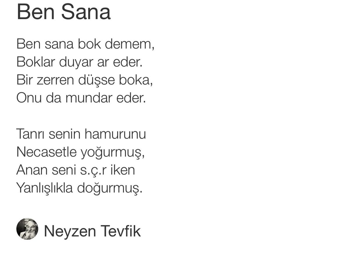 lastboyscout009's tweet photo. Nereden geldi aklıma sabah sabah bu şiir. 🤔 #pisliksinmuratovuc https://t.co/oHdMvaxd2P