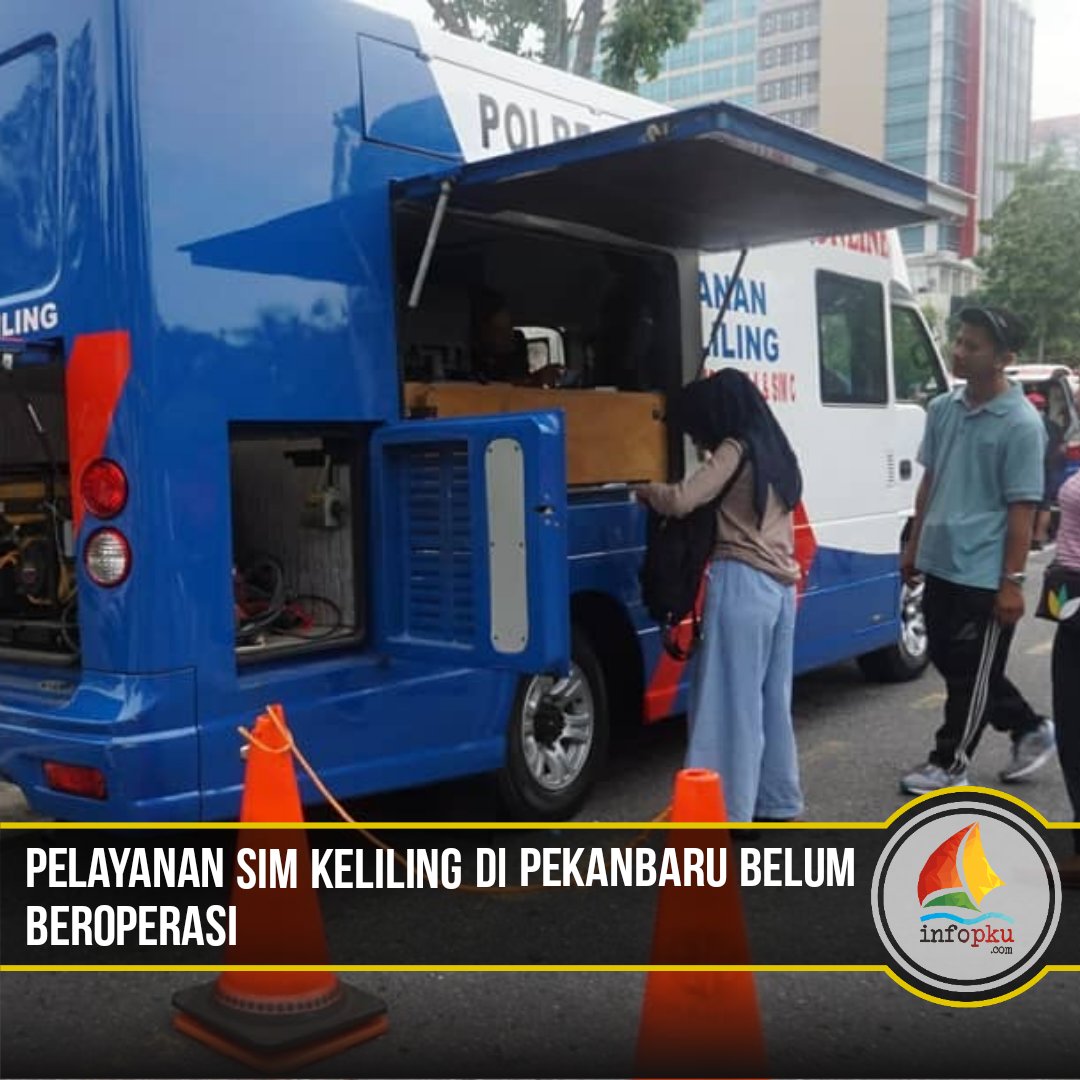 infoPKU's tweet photo. Adanya kasus Covid 19 di Kota Pekanbaru membuat Pelayanan #SIMKelilingPKU belum bisa beroperasi seperti semula. 

Sumber: https://t.co/8ZvwTqePvL
#infoPKU #Pekanbaru https://t.co/2zvs09yT9r
