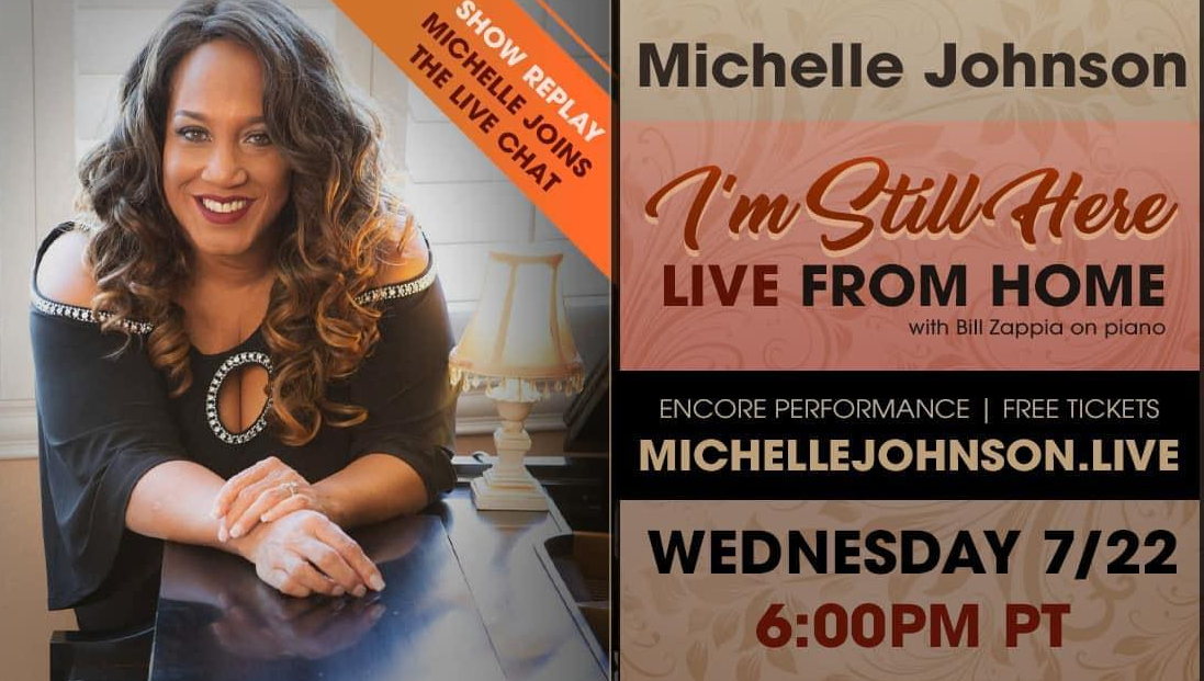 ChickSingerLV's tweet photo. Chat with me LIVE tomorrow (Weds, July 22) at 6 pm PST during a REPLAY of my live streamed show. Get your own FREE custom ticket link in ADVANCE via email by visiting https://t.co/K4LRqORZ9s - not IGTV or FB. #livestream #concert #July22 #6pmPST #pop #jazz #broadway #imstillhere https://t.co/2FtEToWCjf