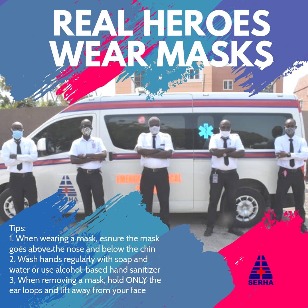 theserhajm's tweet photo. Be a real hero and wear your mask in public in order to curtail the spread of the coronavirus. Kindly be reminded that when wearing a mask, ensure the mask goes above the nose and below the chin. @themohwgovjm @wrhagovjm @SRHAJamaica @mohnerha
#WearMaskinPublic https://t.co/BTEaejxZUn