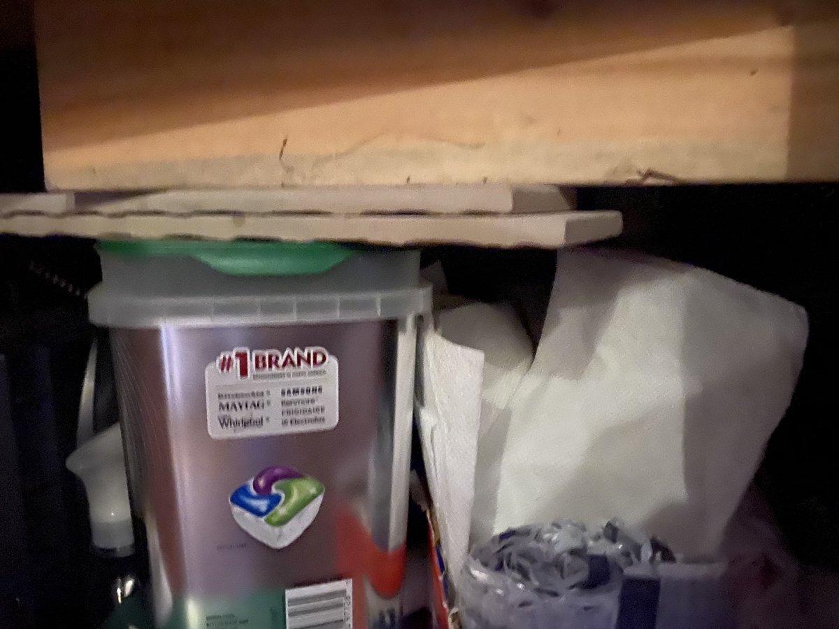 Doing dishes.  Sink falls into base cabinet 😂. Now leveled 🙃🤷🏻‍♀️😷. Next?