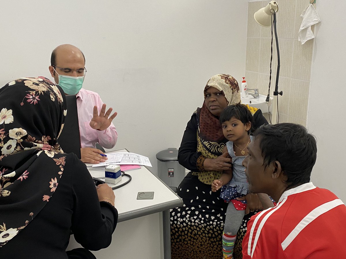 Outreach specialist program, our pediatrician visited to vaavu Rakeedhoo health centre (22/7/2020)<a href="/MoHmv/">Ministry of Health, Family and Welfare</a> <a href="/HPA_MV/">Health Protection Agency</a> <a href="/ameenex/">Abdulla Ameen</a>