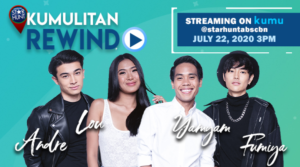 Balikan ang masayang bonding ng Team LAYF on Kumu! 💚 Catch Andre, Lou, Yamyam, and Fumiya later on <a href="/starhuntabscbn/">Star Hunt</a> Kumu streaming at 3PM!