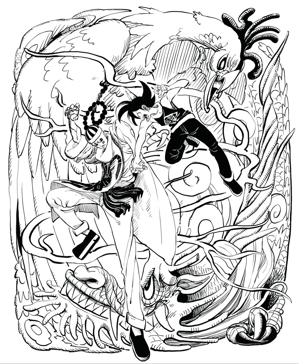 毎日イラスト『APOLLON』 「武闘決勝戦編 後編」まとめ
少年の名は「エンマ」…熱き戦いもついに決着!またどかで会えるかな?

#功夫 #カンフー #中華ファンタジー
↓過去絵!フォローしなくてもオッケー!見てね
https://t.co/3JWOmhMr5J

そしてまとめ本も近日発売!→https://t.co/j5codZw8rZ 
