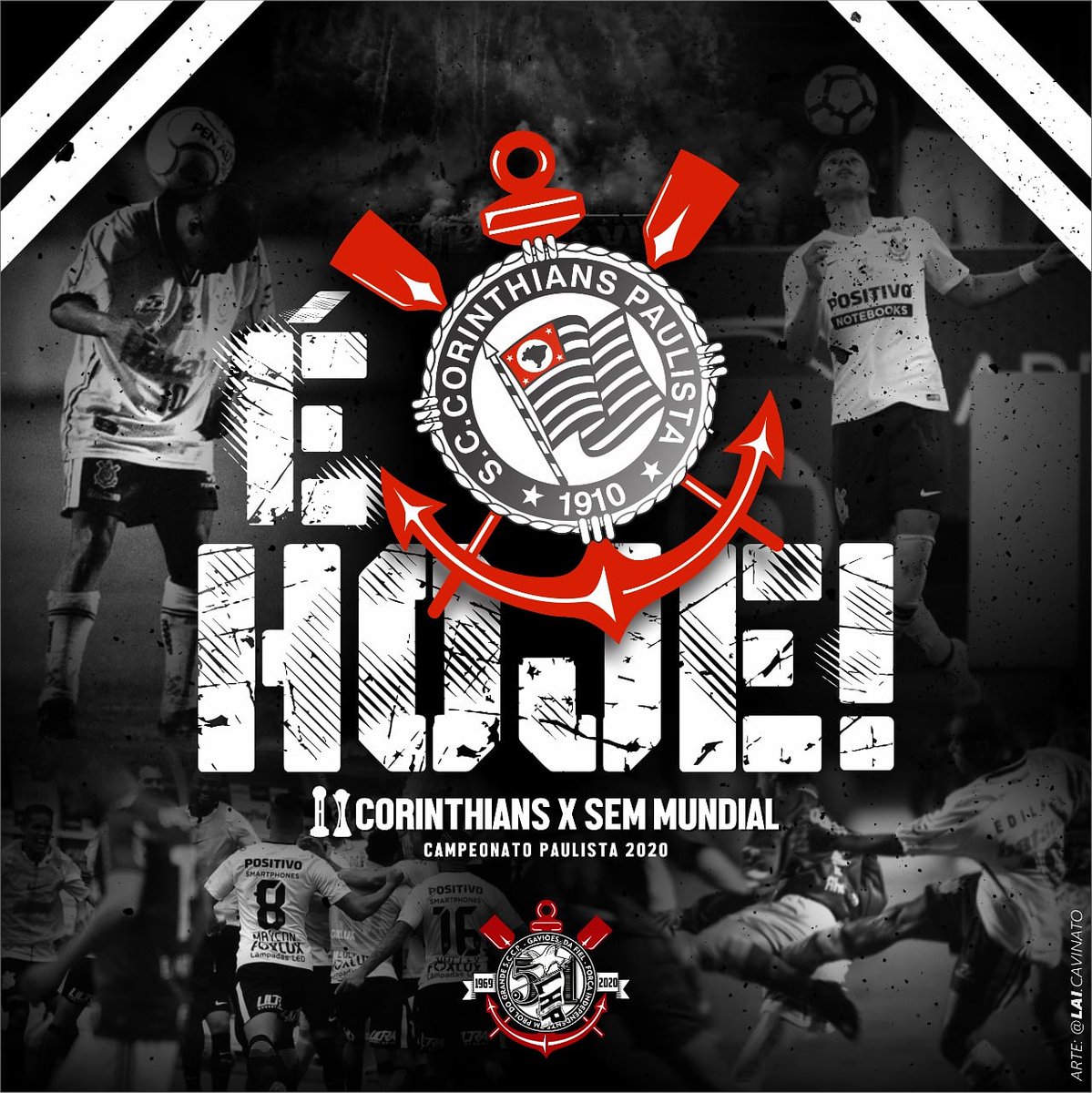 GAVIÕES DA FIEL on X: ⚽HOJE É DIA DE CORINTHIANS! ⚽ Está