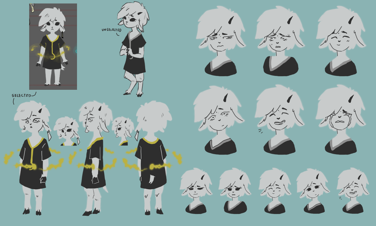 EnteleKey_Games's tweet photo. This is Huxley! A character from our next game, but we can't decide which we like most:
I. White eyes, black pupils
II. Black eyes
III. Black eyes, white pupils
Which one's your fave? (•ิ_•ิ)?
.
.
.
#EnteleKey #Gaming #IndieStudio #VideoGame #CharacterDesign #Drawing #Huxley https://t.co/0LgeDPllCa
