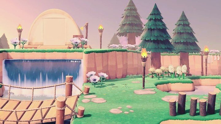 socalledmoose's tweet photo. FINALLY had a visitor so I could post my new campsite~
#acnh #acnhdesigns #acnhdesign #acnhcampsite #animalcrossing #animalcrossingnewhorizons #animalcrossingdesigns #acnhislands https://t.co/xXMh7YZioJ