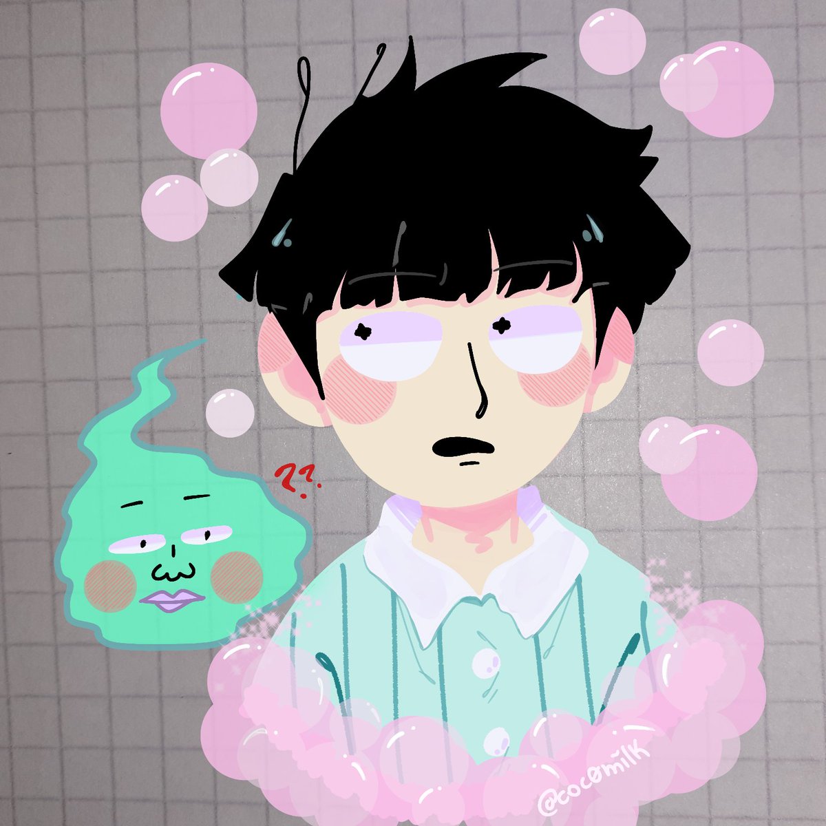 coc0milk's tweet photo. Todavía no me morí gente... Algo tenía que subir. 🥱
#mobpsycho100 https://t.co/NMD6Hmr0K1