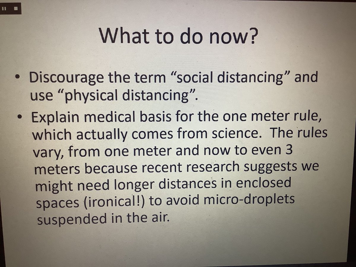 Acd. Tan: We should vanish the term social distancing and use physical distancing isntead as it is the correct term for it. We should remain physically distant, but not socially distant. #PilipiNAST  #COVID19AlaminNatin