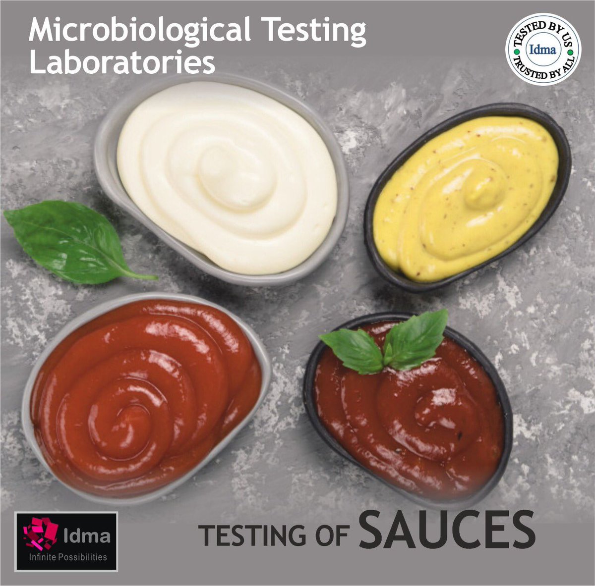 IdmaGroup's tweet photo. undertakes #Instrumental, #Microbiology and #Chemical #analysis of #sauces #chutneys #curry #gravies &amp; other food products in compliance with various regulatory reqt.

#instrumentalanalysis #microbialtesting #biologicaltesting #chemicaltesting #sauce #chutney #dip #gravy #curry https://t.co/4y046Y5nUU