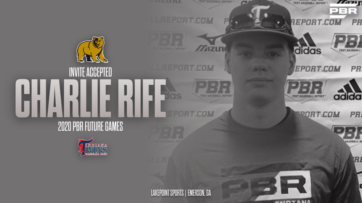 PrepBaseballIN's tweet photo. 𝔽𝕌𝕋𝕌ℝ𝔼 𝔾𝔸𝕄𝔼𝕊 𝕀ℕ𝕍𝕀𝕋𝔼 𝔸ℂℂ𝔼ℙ𝕋𝔼𝔻

'22 catcher @rife_charlie (@SHSGoldenBears, @IndianaTwins); physical 6'0-205 pound build, loud contact offensively, above average arm strength.

#PBRFutureGames | #TeamIndiana

🔗https://t.co/ZFWFsXHD9r https://t.co/q2hwXb1RPV