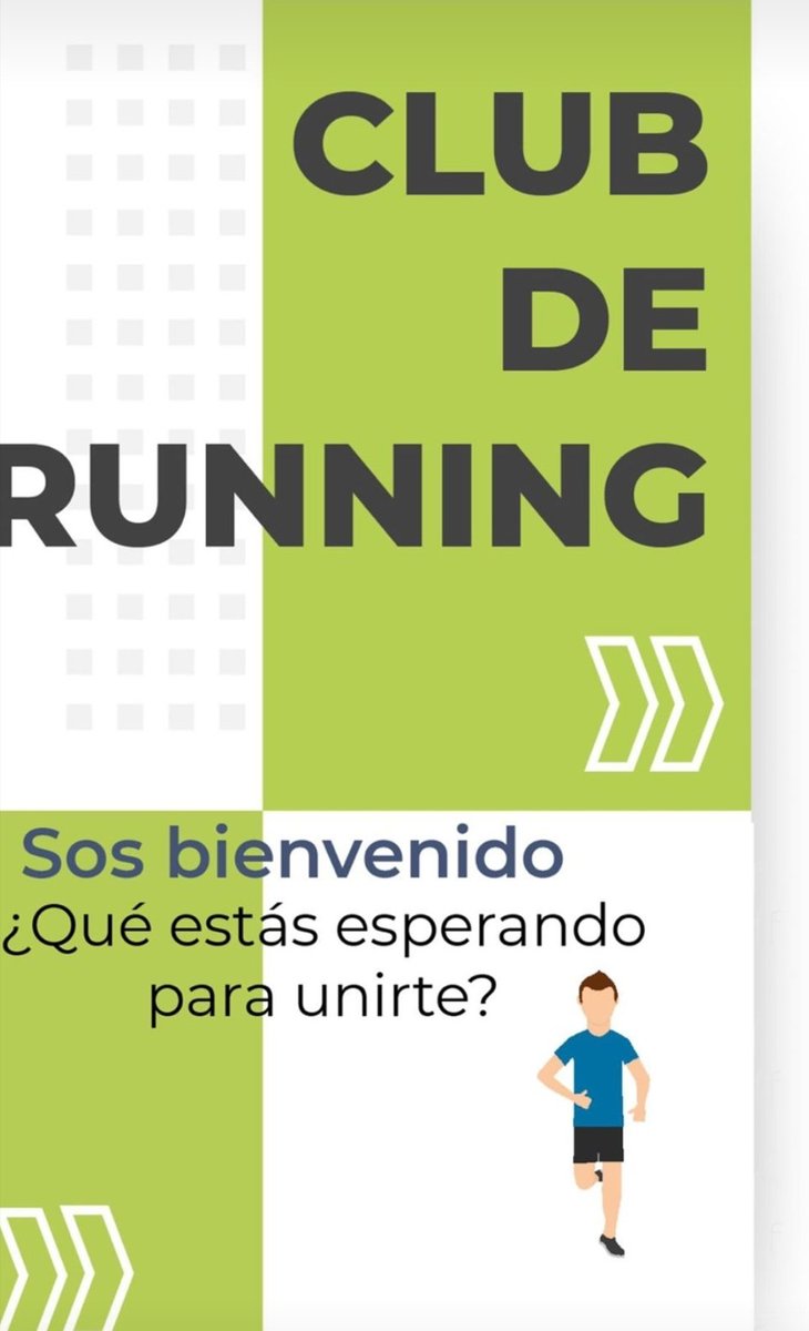 clubderunning's tweet photo. Sos bienvenido!
Que estas esperando para unirte?
#running #trailrunning #atletismo #trackandfield #trx #FuncionalTrainning #coreworkout https://t.co/jkMq4YIYZr