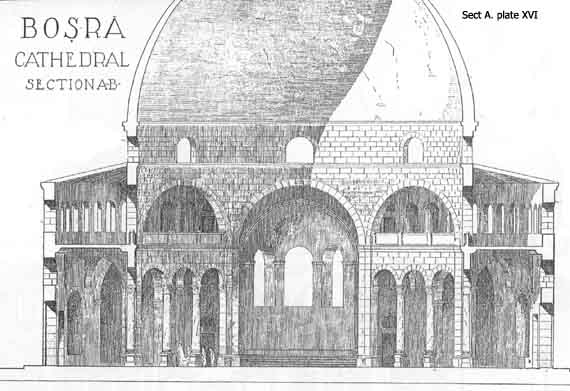 21/And more significantly it bears a similar geometrical construction to the DoR including a ubiquitous octagonal enclosure doing back to before 378 AD. The second possible source of architectural influence is identified as the Bosra Cathedral, built in 573 AD in southern Syria.