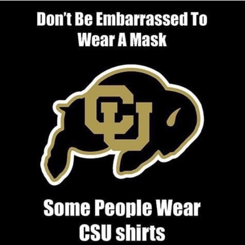 kittehv1876's tweet photo. I wish I could take credit for this but at least I can share it. ๐ค๐ #GoBuffs #ramthis #ourstate #bleedblackandgold https://t.co/pSNAyv6jUJ
