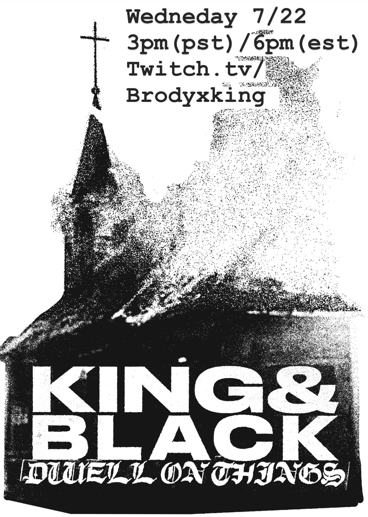 Big Bad Brody King on X: Tomorrow afternoon @WWEAleister and I will be  doing the debut episode of King and Black dwell on things! Come hang out  and suggest some of the