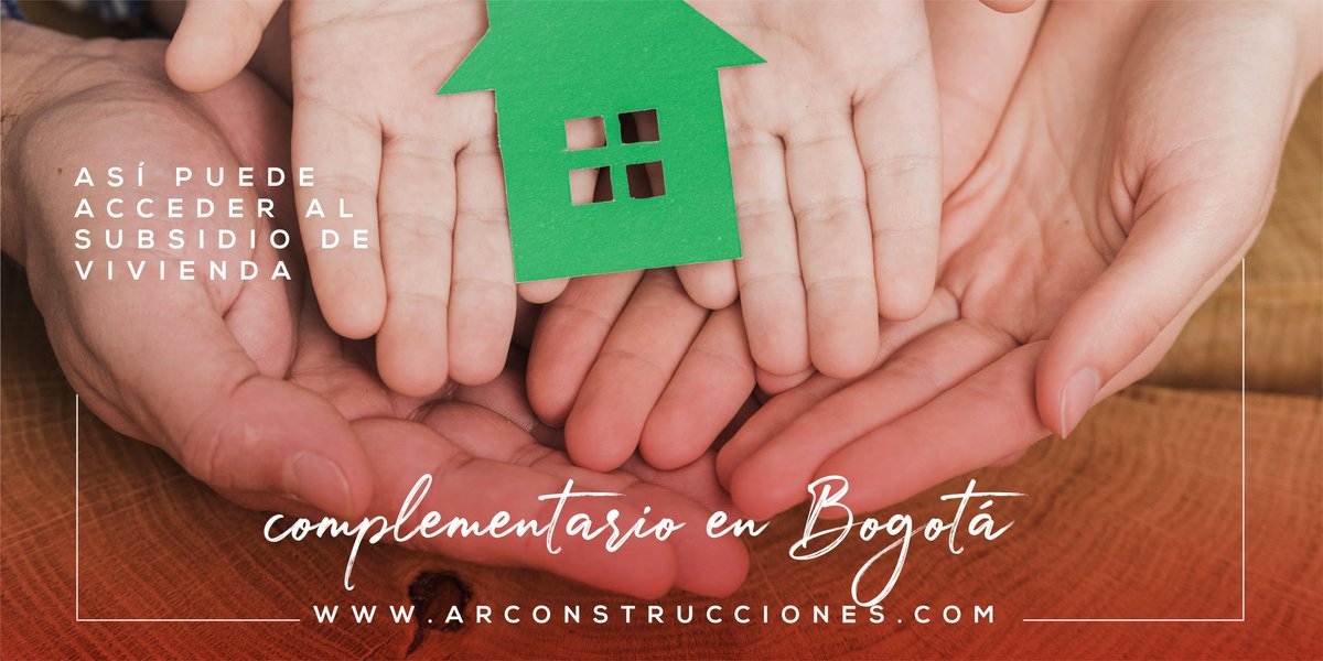 ARconstructora's tweet photo. Durante esta nueva cuarentena, la @Bogota y las instituciones distritales desplegaron nuevos auxilios para ayudar a las personas. Una de esas ayudas es el subsidio de vivienda complementario. Conozca más aquí: https://t.co/31Qb9LDOcx https://t.co/ltKC3VLX4t