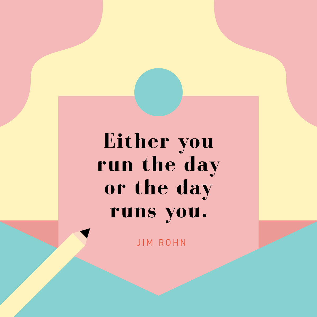 KCFreelancing_'s tweet photo. Don't let each day pass without being productive, time gets away quickly.

#beproductive #jimrohn #inspirationalquotes #eitheryourunthedayorthedayrunsyou https://t.co/PDAAByMzyN
